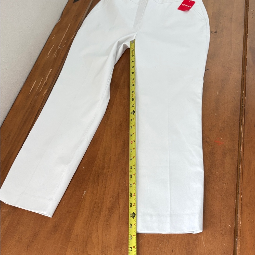 SPANX NWT White Chinos Size Medium - Picture 8 of 13